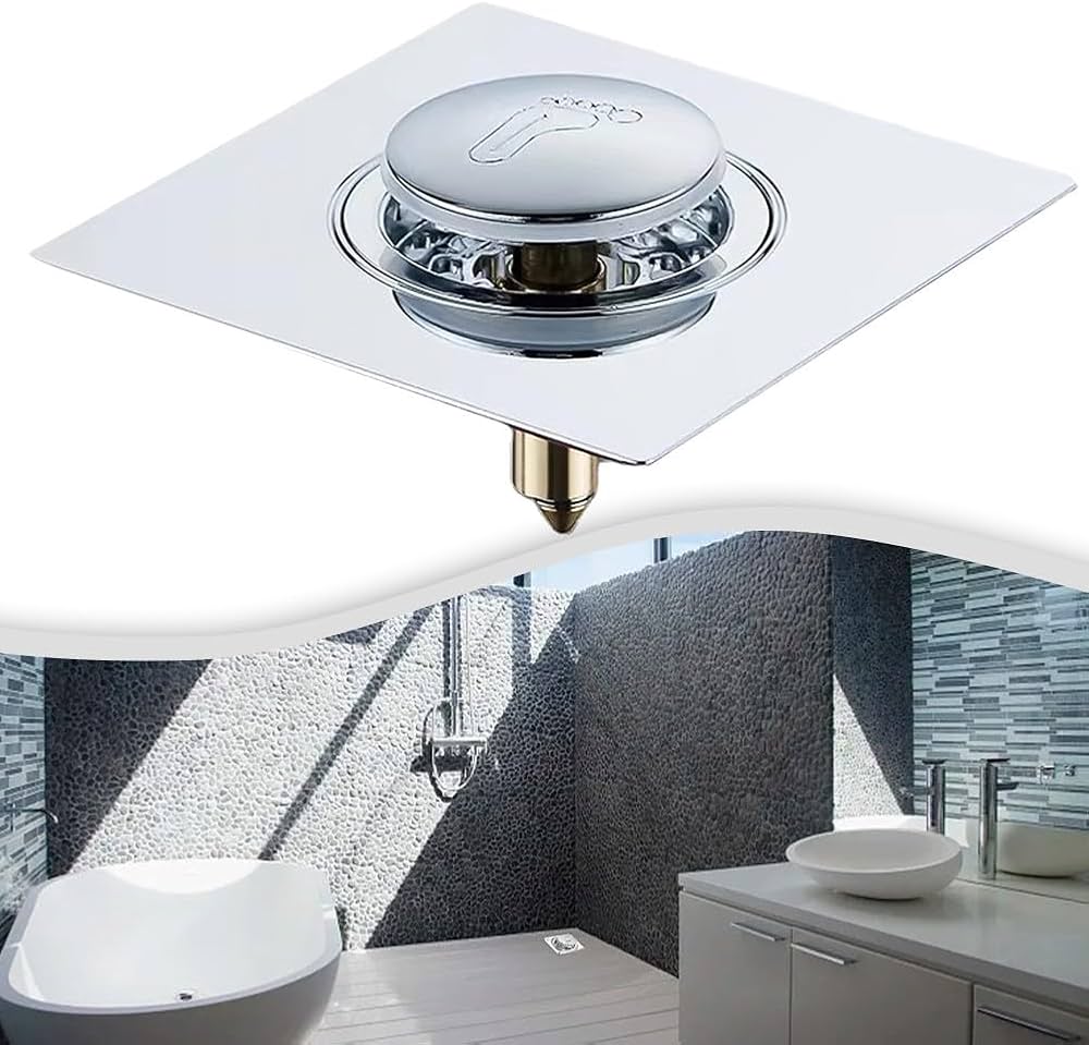 مصرف أرضي مقاوم للروائح للحمام، مقاوم للحشرات والروائح للصرف الصحي والمطبخ والحمام