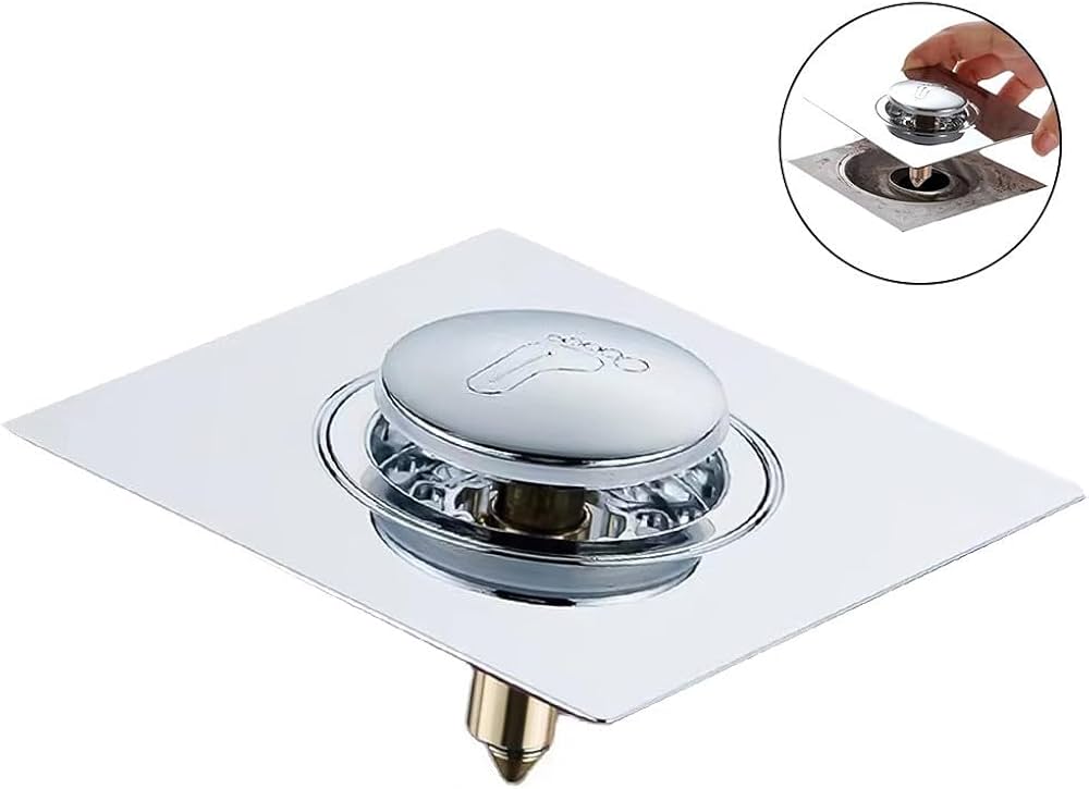 مصرف أرضي مقاوم للروائح للحمام، مقاوم للحشرات والروائح للصرف الصحي والمطبخ والحمام