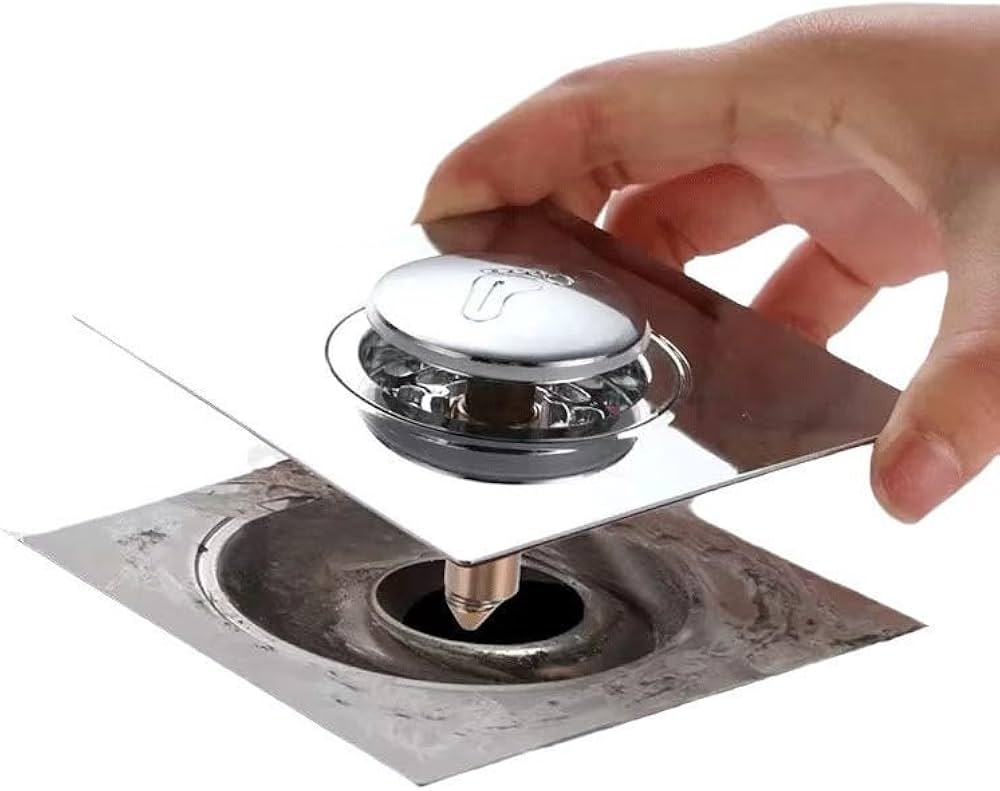 مصرف أرضي مقاوم للروائح للحمام، مقاوم للحشرات والروائح للصرف الصحي والمطبخ والحمام