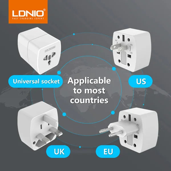 محول السفر العالمي LDNIO