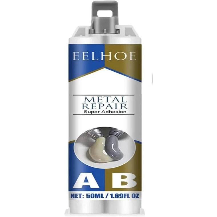 معجون لاصق مزدوج لإصلاح شقوق وثقوب المعادن (50 غرام)