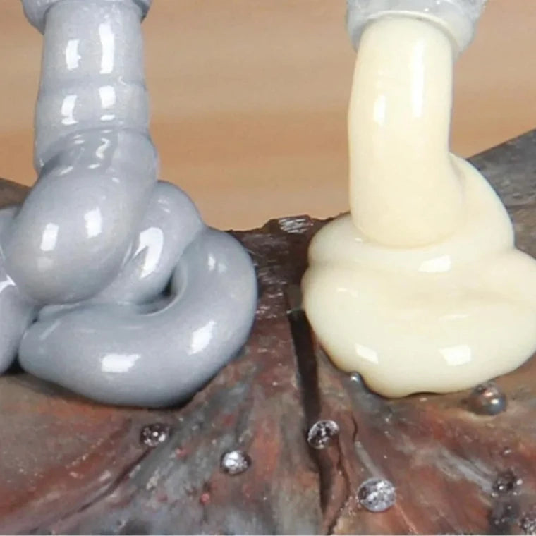 معجون لاصق مزدوج لإصلاح شقوق وثقوب المعادن (50 غرام)