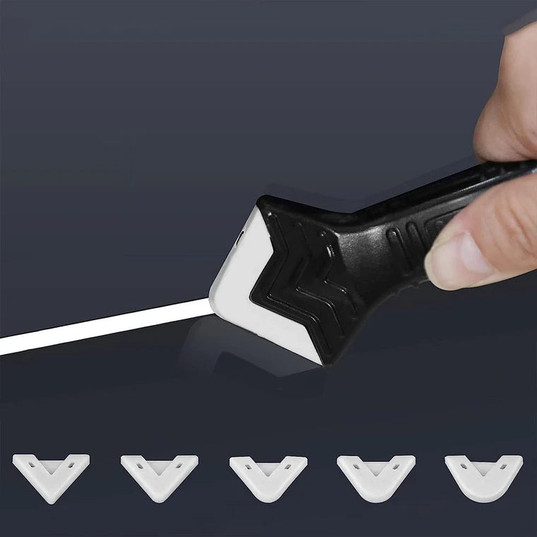 أداة ختم وكشط الغراء العنيد برؤوس سيليكونية متعددة