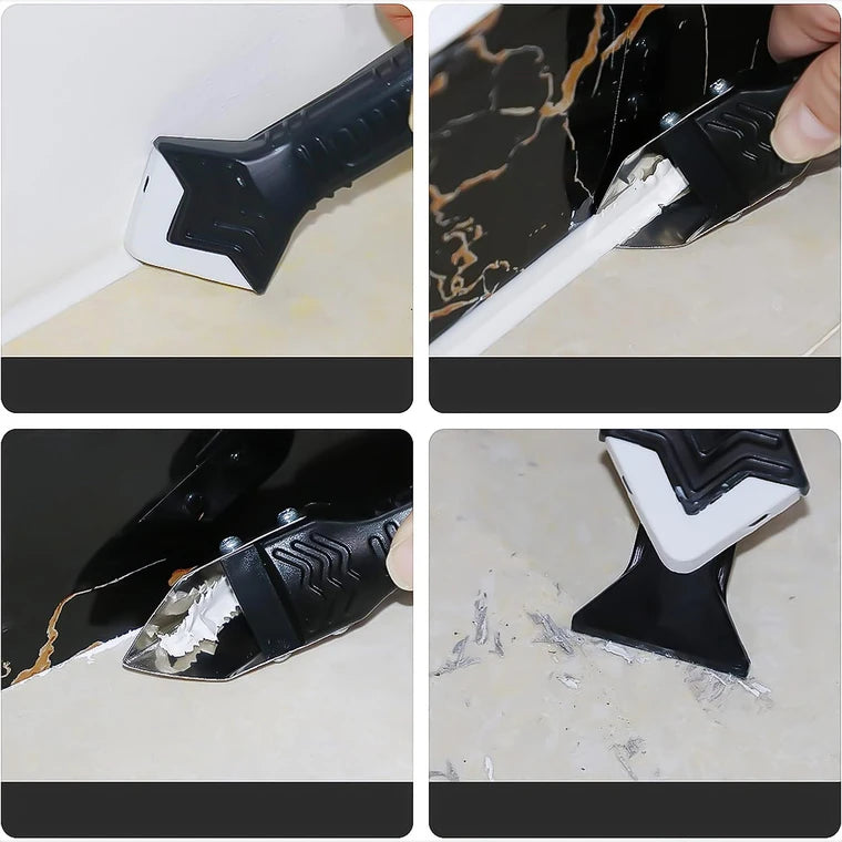 أداة ختم وكشط الغراء العنيد برؤوس سيليكونية متعددة