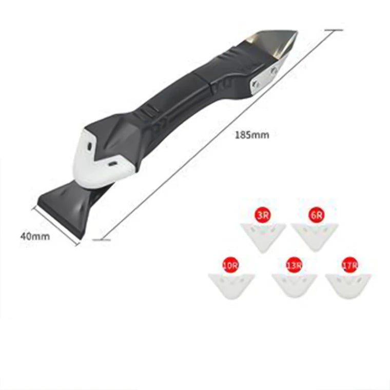 أداة ختم وكشط الغراء العنيد برؤوس سيليكونية متعددة