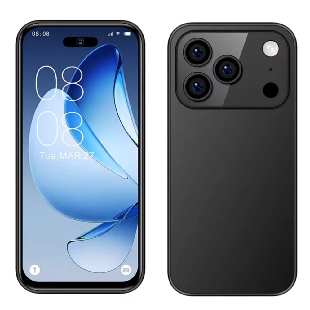 جهاز صغير ميني شبيه الايفون 17 برو ماكس لون اسود