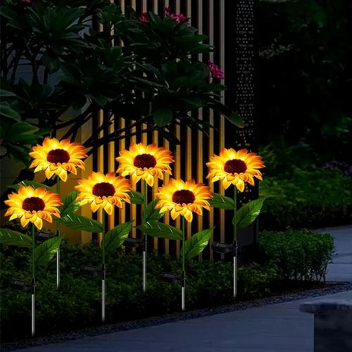 زهرة عباد الشمس الشمسية LED/زهرة خفيفة للحديقة/الحديقة زهرة شمسية للأماكن الخارجية