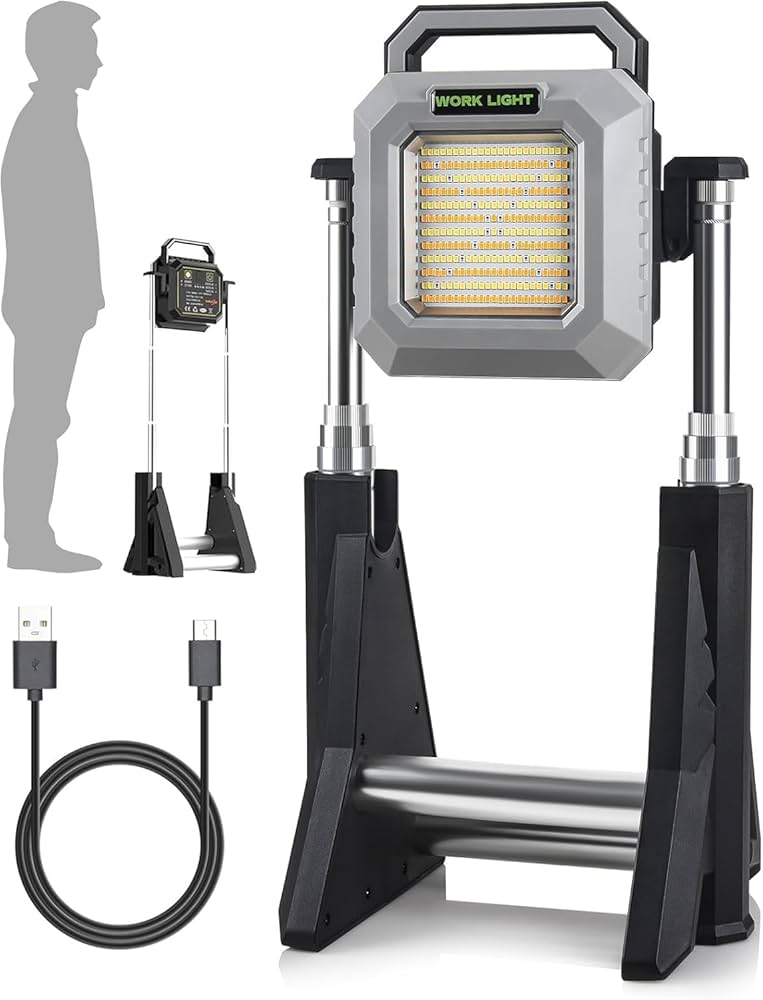 كشاف أضاءة LED محمول قابل لإعادة الشحن