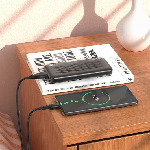 HOCO 22.5W + PD20W 10000MAH POWER BANK - BLACK