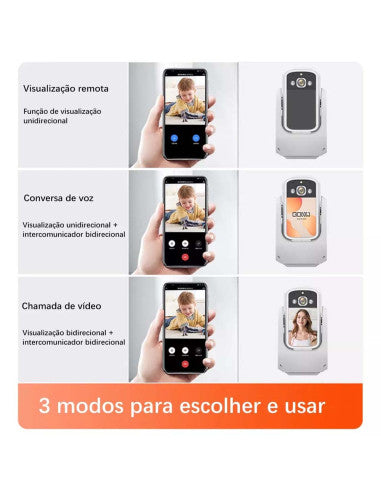 كاميرا XO-CR08 200W Pixel AI الذكية لإجراء مكالمات الفيديو في اتجاهين (2.4G + Bluetooth مع الإنترنت)