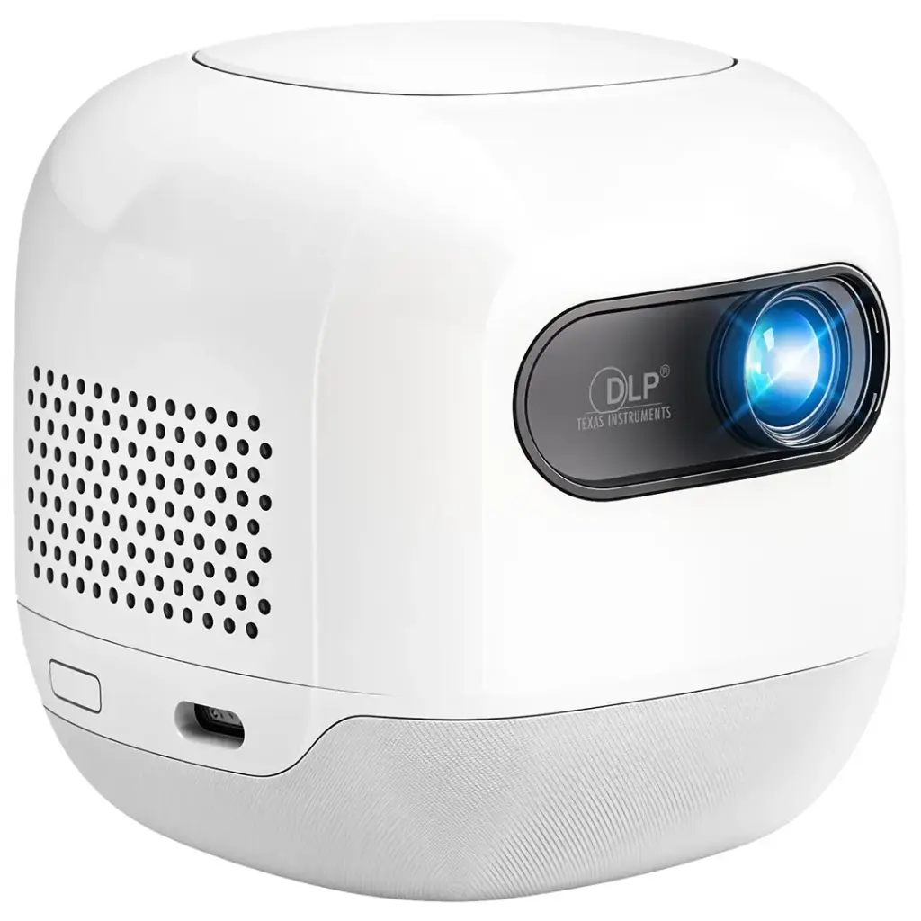 Powerology Mini Beam Portable Projector - White