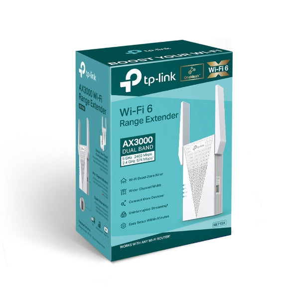 موسع نطاق واي فاي AX3000 Mesh WiFi 6