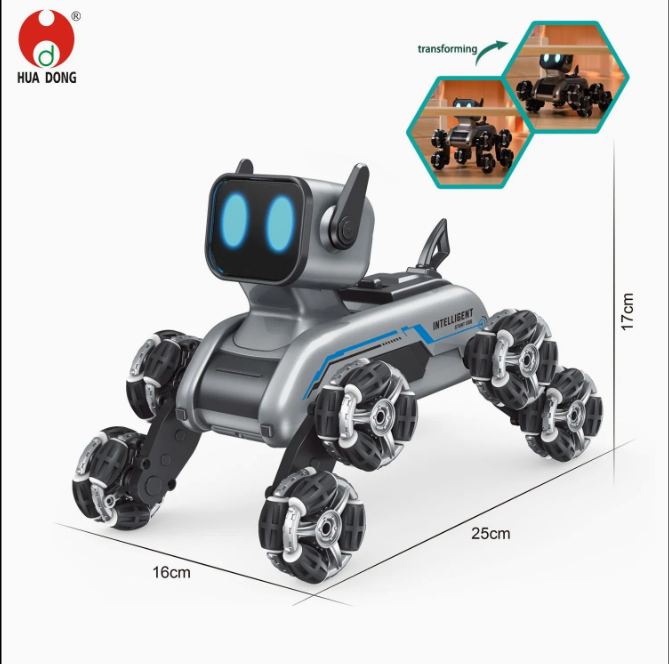 Stunt Robot Dog Toy Eight Wheel