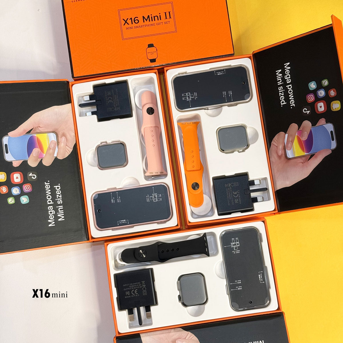 ساعة ذكية وهاتف X16 Mini 2 / ميني فون