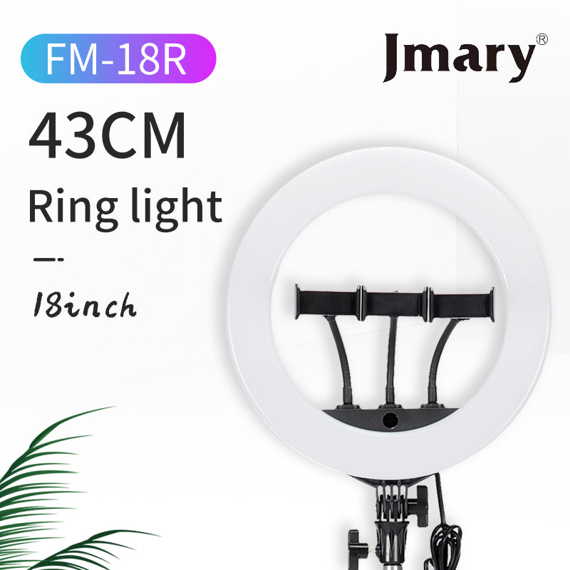 مصباح إضاءة حلقي Jmary FM-18R