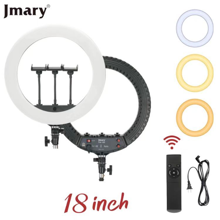 مصباح إضاءة حلقي Jmary FM-18R