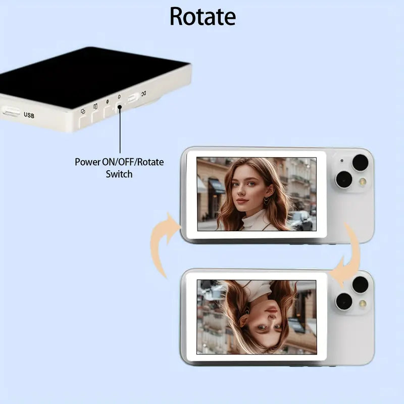 Magnetic Selfie Screen. شاشة سيلفي للهاتف