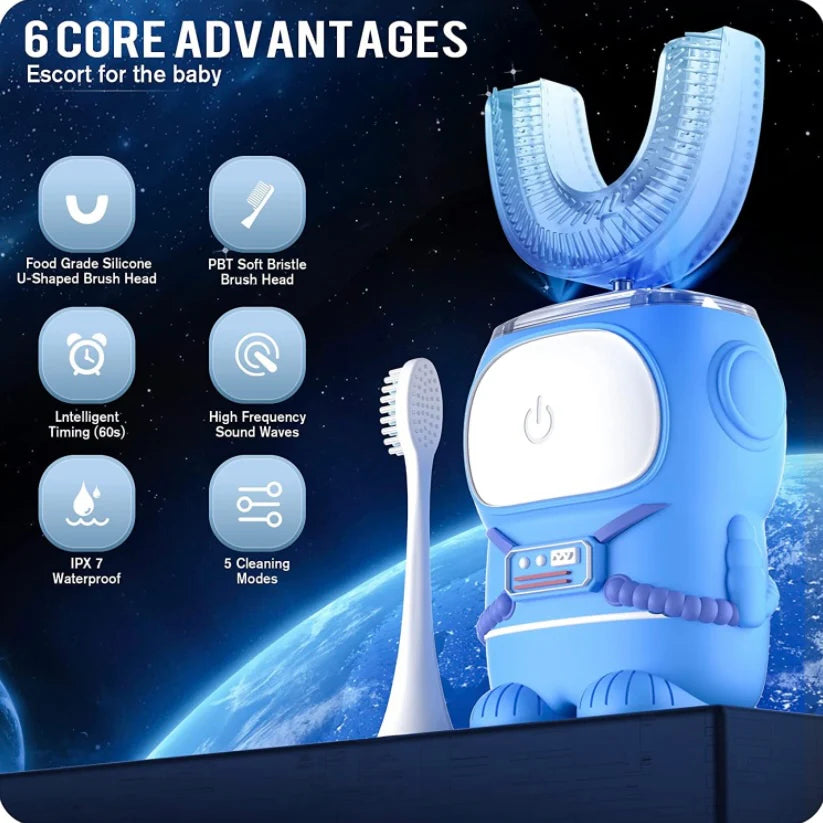 Banner Astronaut electric kids U-Type ToothBrush