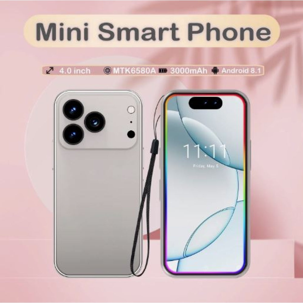 هاتف XS17 Pro Max Mini الذكي بشاشة 4.0 بوصة – 5G ثنائي الشريحة