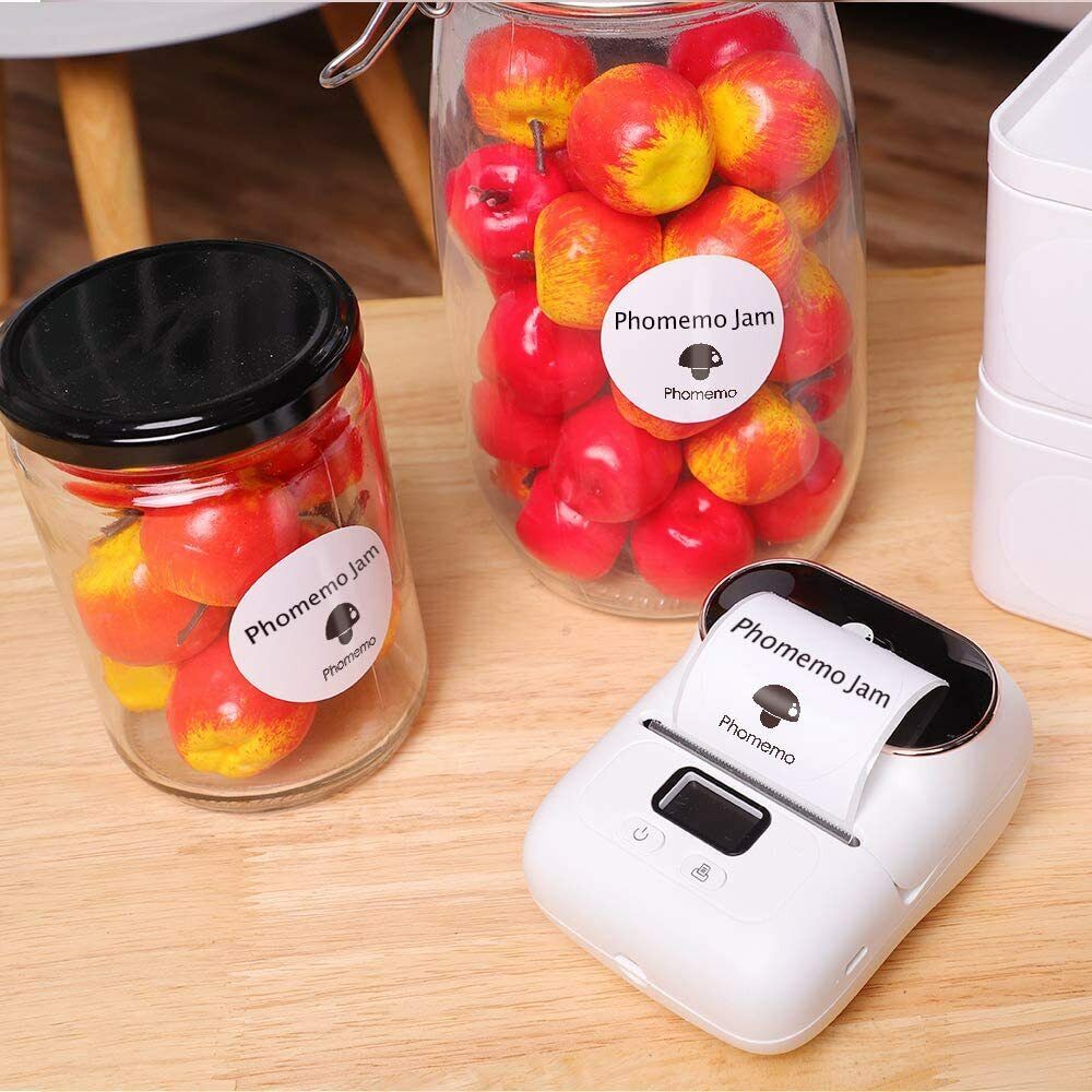 Phomemo Printer Labels 50x50mm/140Pcs/Round/White